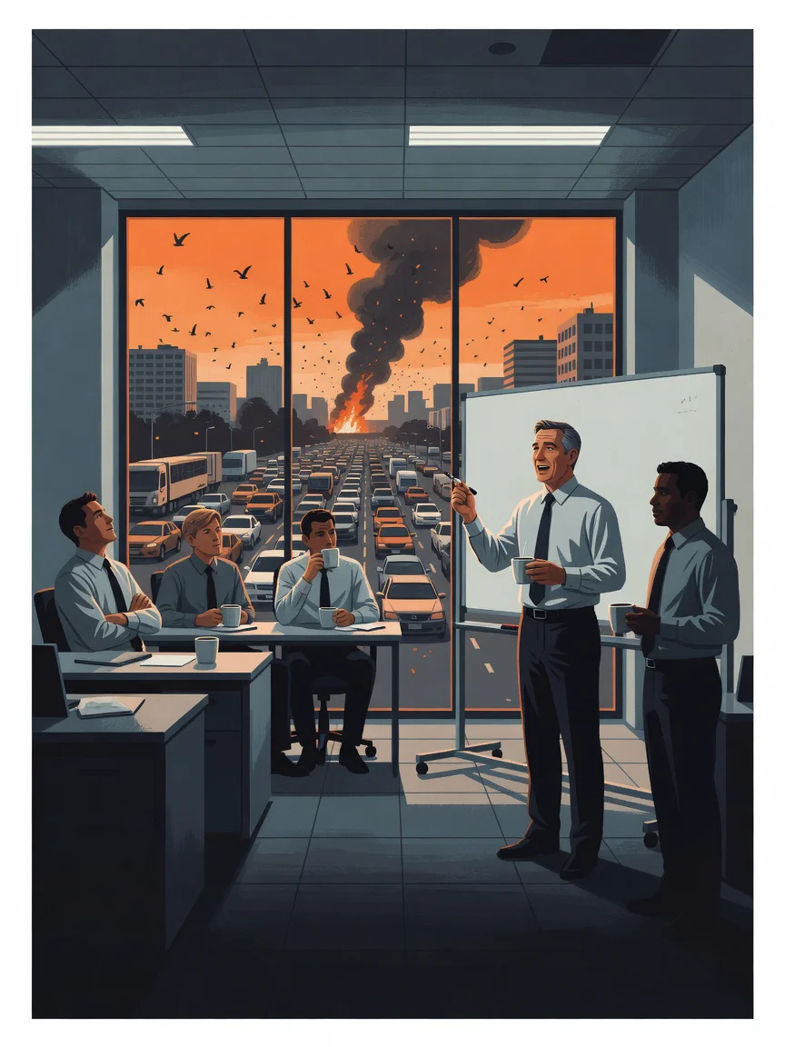 Cover art for Two Weeks' Notice at the End of the World