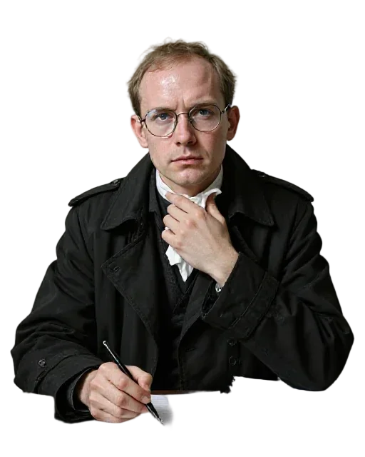 Portrait of Registrar Bertram Hollis